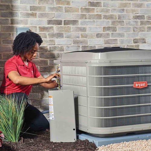 bryant dealer performs air conditioner repair and service